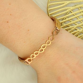 Bransoletka Nomination Trendsetter Różowe Złoto Nieskończoność Infinity 021111 010 na topie.jpg